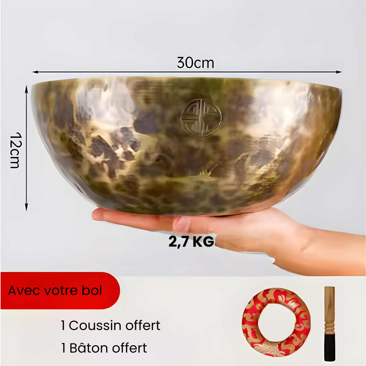 Bol Tibétain - Astre Lunaire