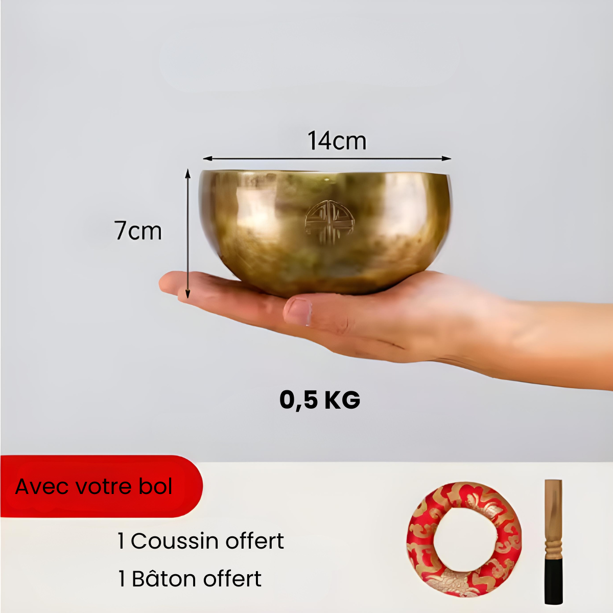 Bol Tibétain - Astre Lunaire